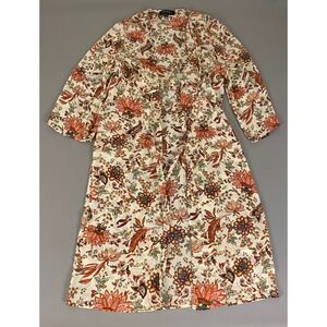 RD + Koko‎ Floral Kimono Dress Coverup Women's Size XS Open Front Colorful